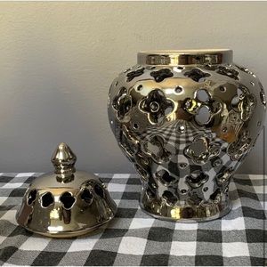 COPY - Silver ginger  jar